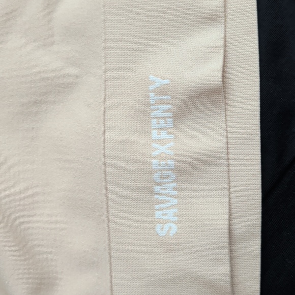 Savage X Fenty 3-Pack Seamless Bralettes - Nude, Off White, Black - Picture 2 of 4